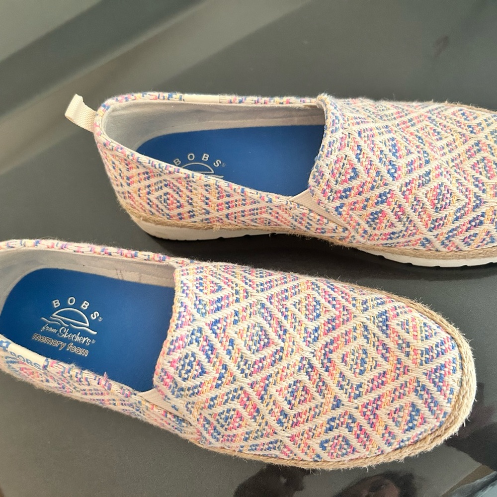 Skechers Women's Colorful Espadrille Slip-Ons - Picture 2 of 5
